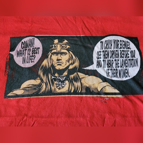 Conan the barbarian pop art shirt - Picture 2 of 4